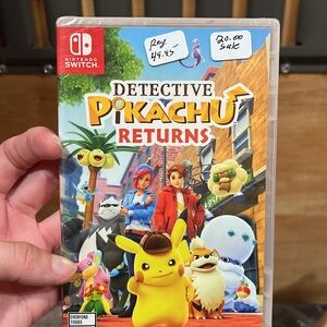 Nintendo Detective Pikachu Returns Game - Vibrant Colors